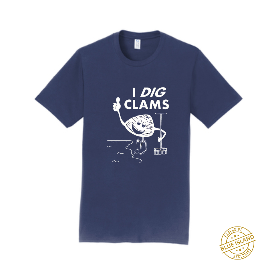 I Dig Clams Short Sleeve Shirt